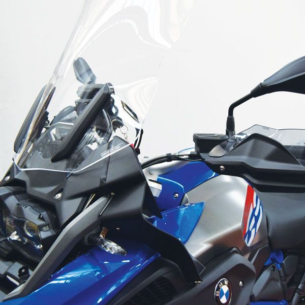 Déflecteur de vent pour BMW R 1200 GS LC /Rallye (17-18), R 1250 GS, paire, noir mat