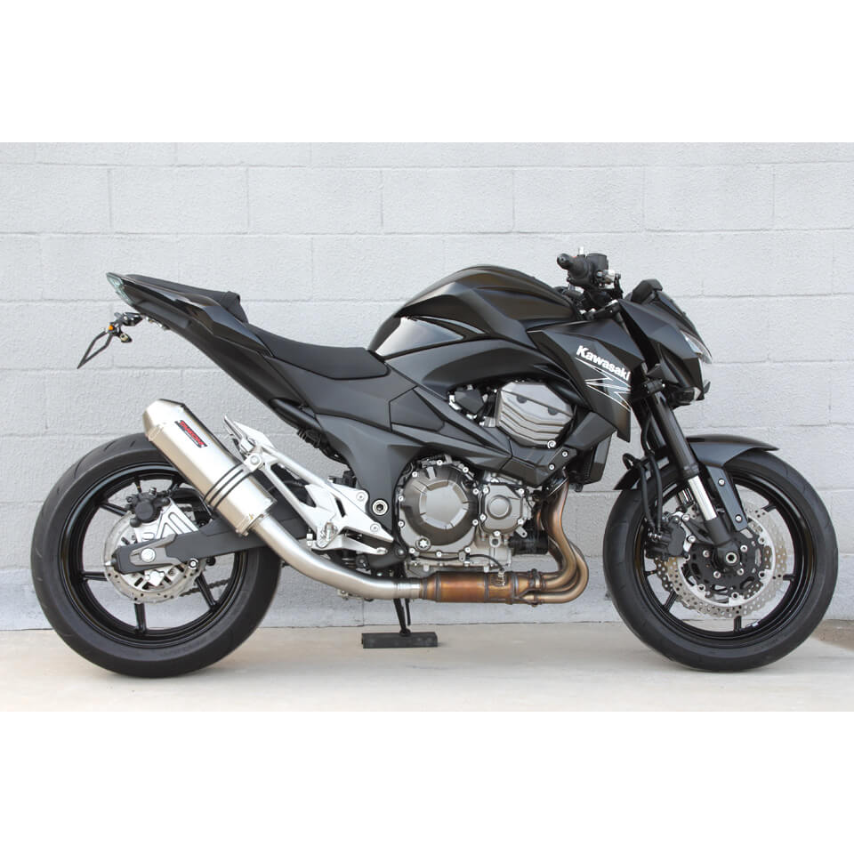 Silencieux Takkoni Kawasaki Z 800 e, acier inoxydable, homologué E
