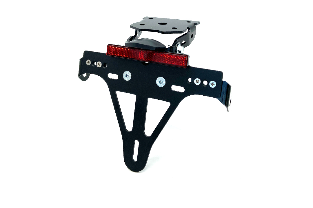 alpha Technik Kennzeichenhalter für Kawasaki Z800; Typ ZR800F, ZR800C, ZR800A, ab Modelljahr 2013-