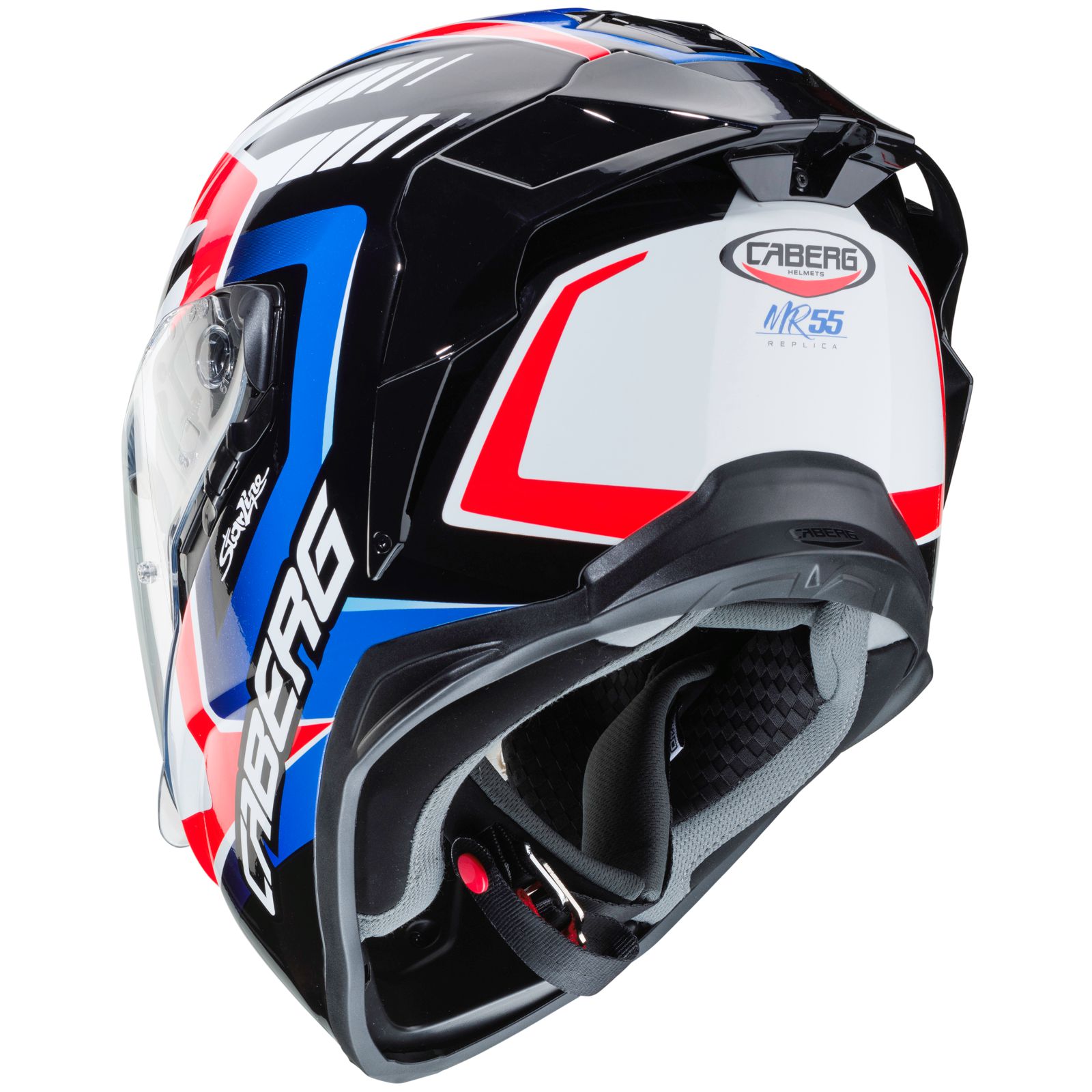 Caberg casque Drift Evo MR55, blanc/rouge-bleu