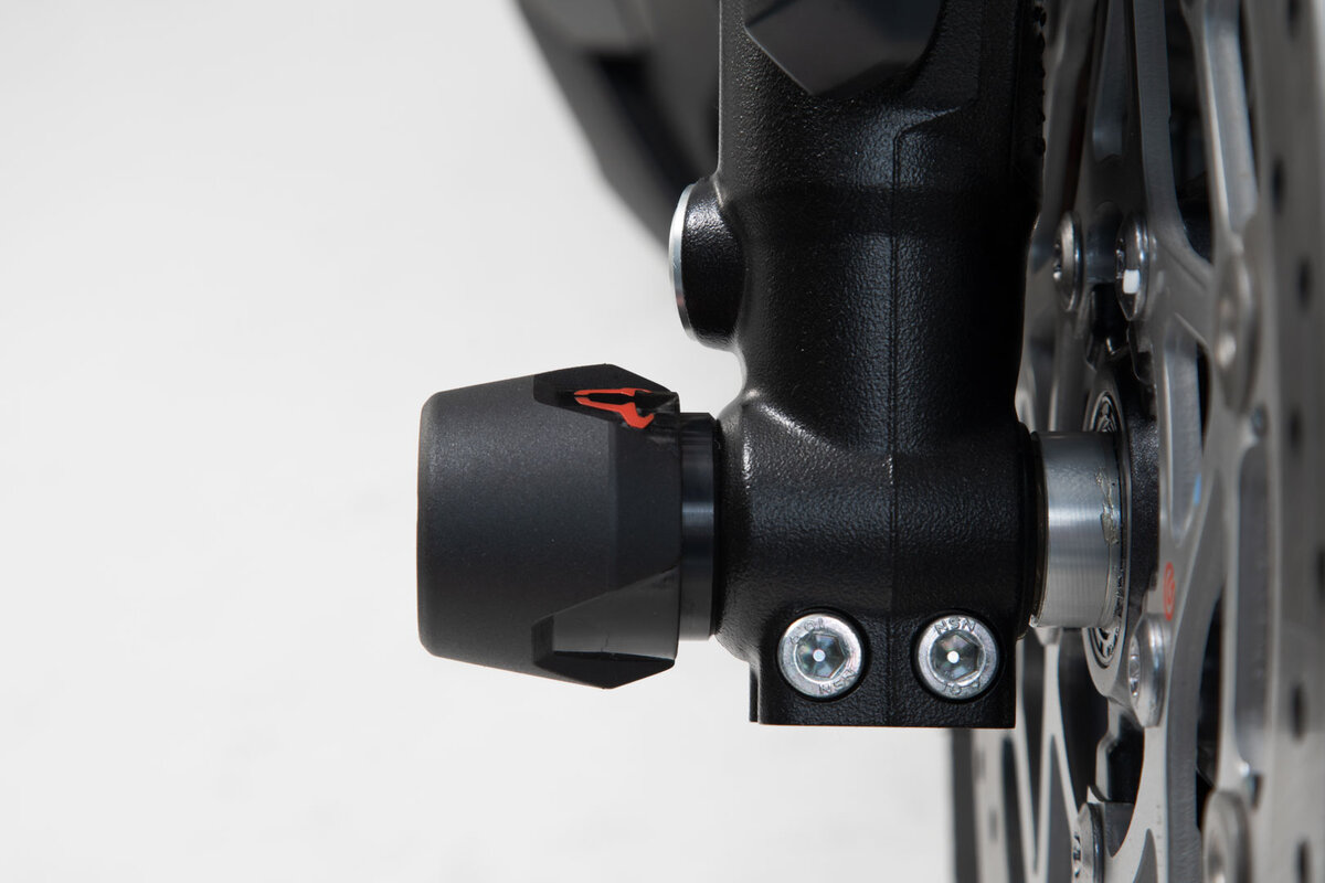 SW-Motech SW Motech Kit de pads de carrossage pour l'essieu avant Suzuki V-Strom 1000 /1050, Yamaha MT-10 /SP