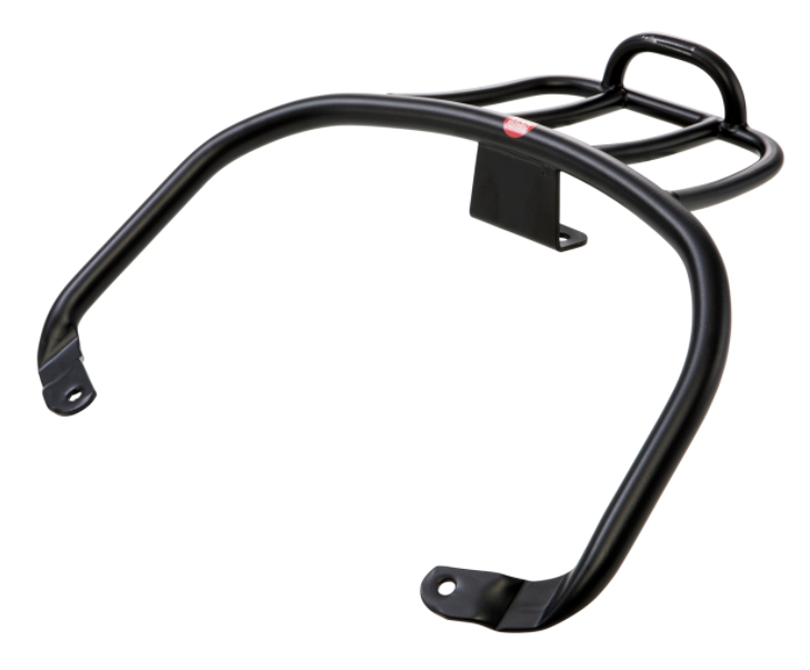 Porte-bagages/barre de maintien de la selle noir mat pour Vespa Primavera/Sprint 50-150ccm 2T/4T AC