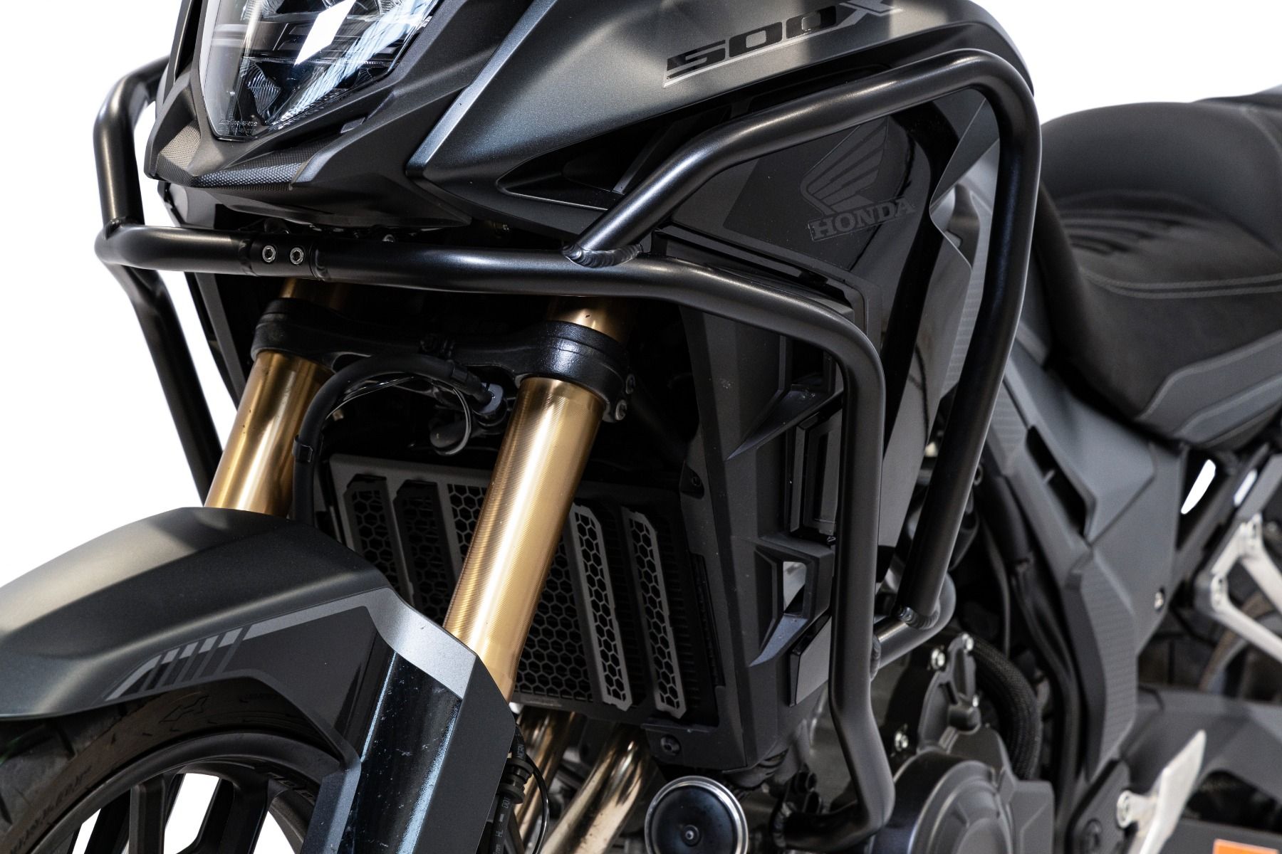 Pare-chocs en aluminium, haut pour Honda CB 500 X, noir