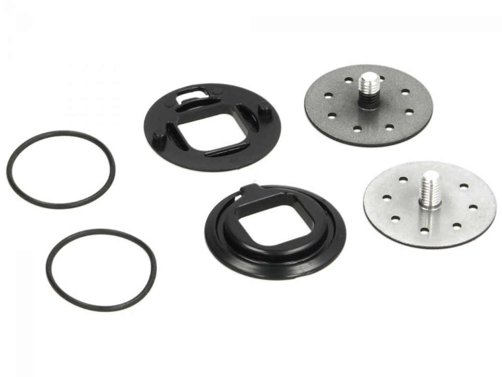 Mécanisme de visière, noir pour casque Piaggio Demi Jet, Carbonskin