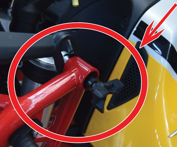 Kit de vis de réglage pour Moto Guzzi V 85 TT (19-23)