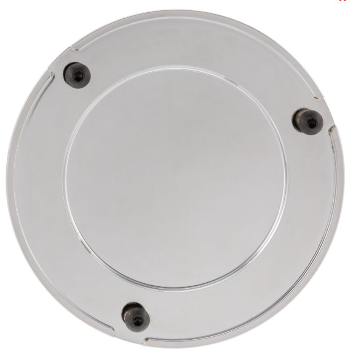 Cache couvercle vario pour Vespa, argent mat