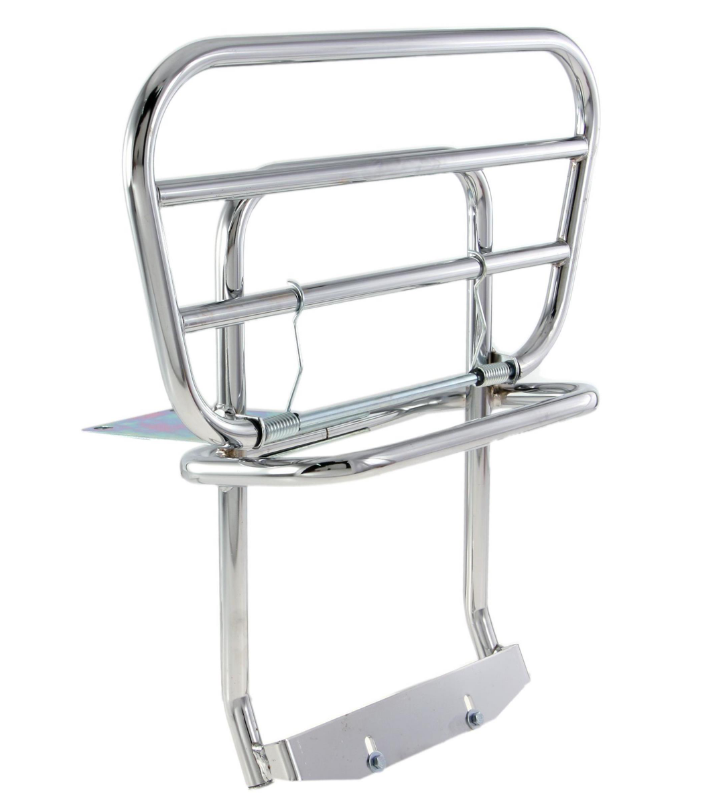 Porte-bagages arrière Traveller pour Vespa PX 80-200ccm, pliable, chrome