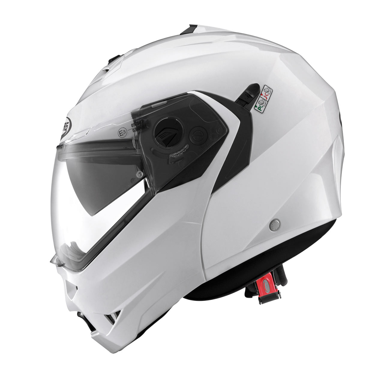 Caberg casque Duke II, blanc métallisé