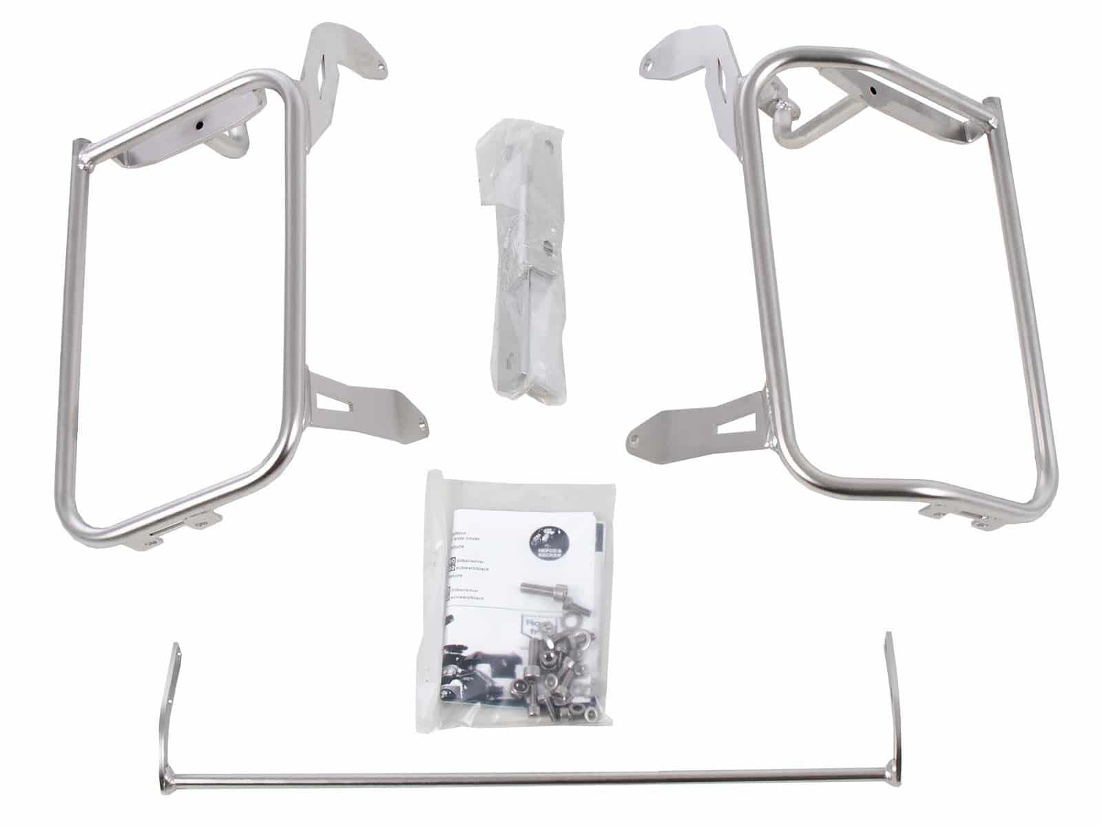 Support de valises latérales en acier inoxydable Cutout pour Xplorer Cutout Koffer 40/37 pour BMW R 1250 GS (18-23)