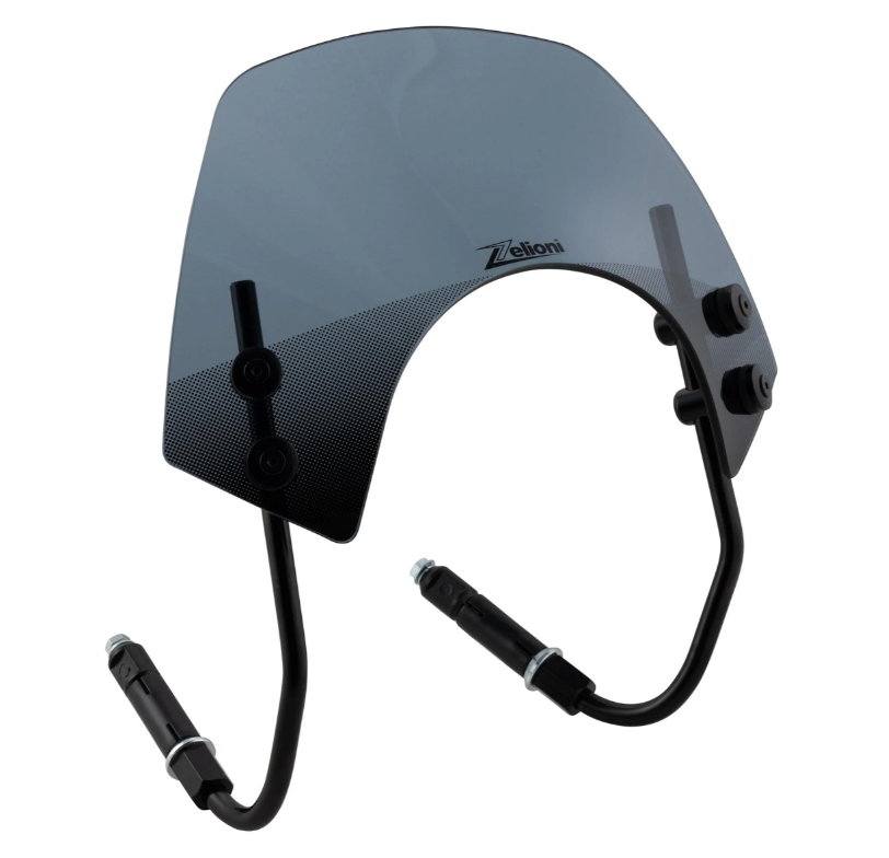 Flyscreen ZELIONI Racing pour Vespa GTS/GTS Super 125-300ccm, teinté noir