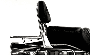 Sissybar avec porte-bagages chromé pour Honda VT 1100 C (87-93) Hepco & Becker