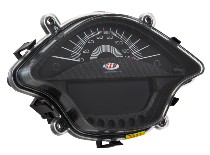 Compte-tours/tachymètre pour Vespa Primavera/Sprint 50-150ccm 2T/4T AC, carbonlook