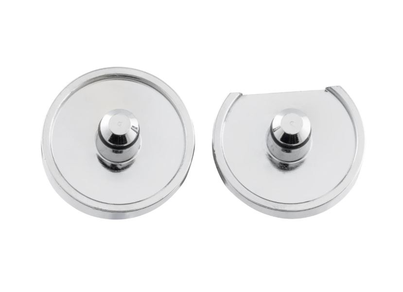 Cache trou de rétroviseur gauche & droite pour Vespa Primavera/Sprint/Elettrica 50-150ccm, chrome