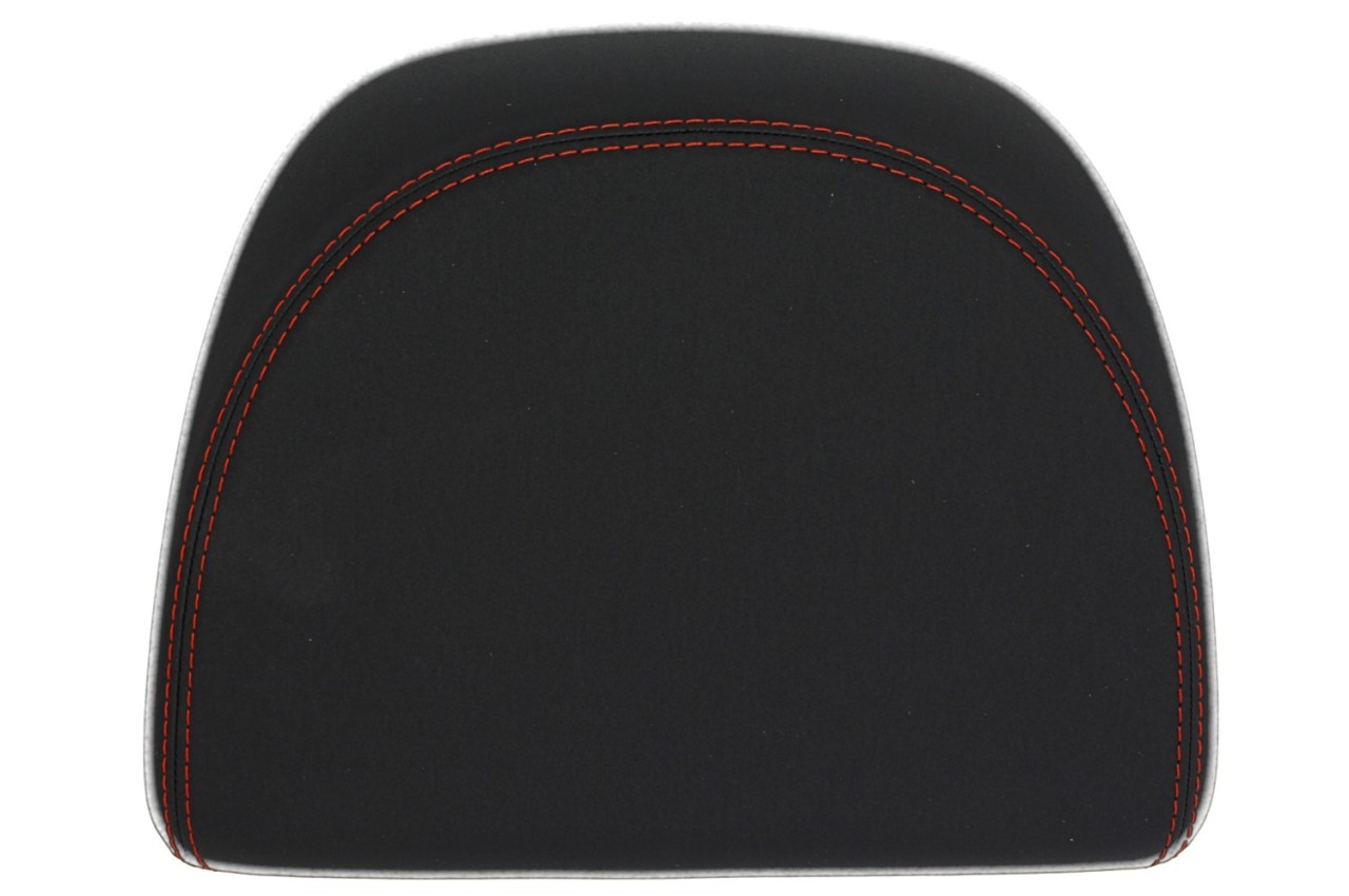 Coussin dorsal anthracite avec couture rouge pour topsase Aprilia SR GT 125 / 200