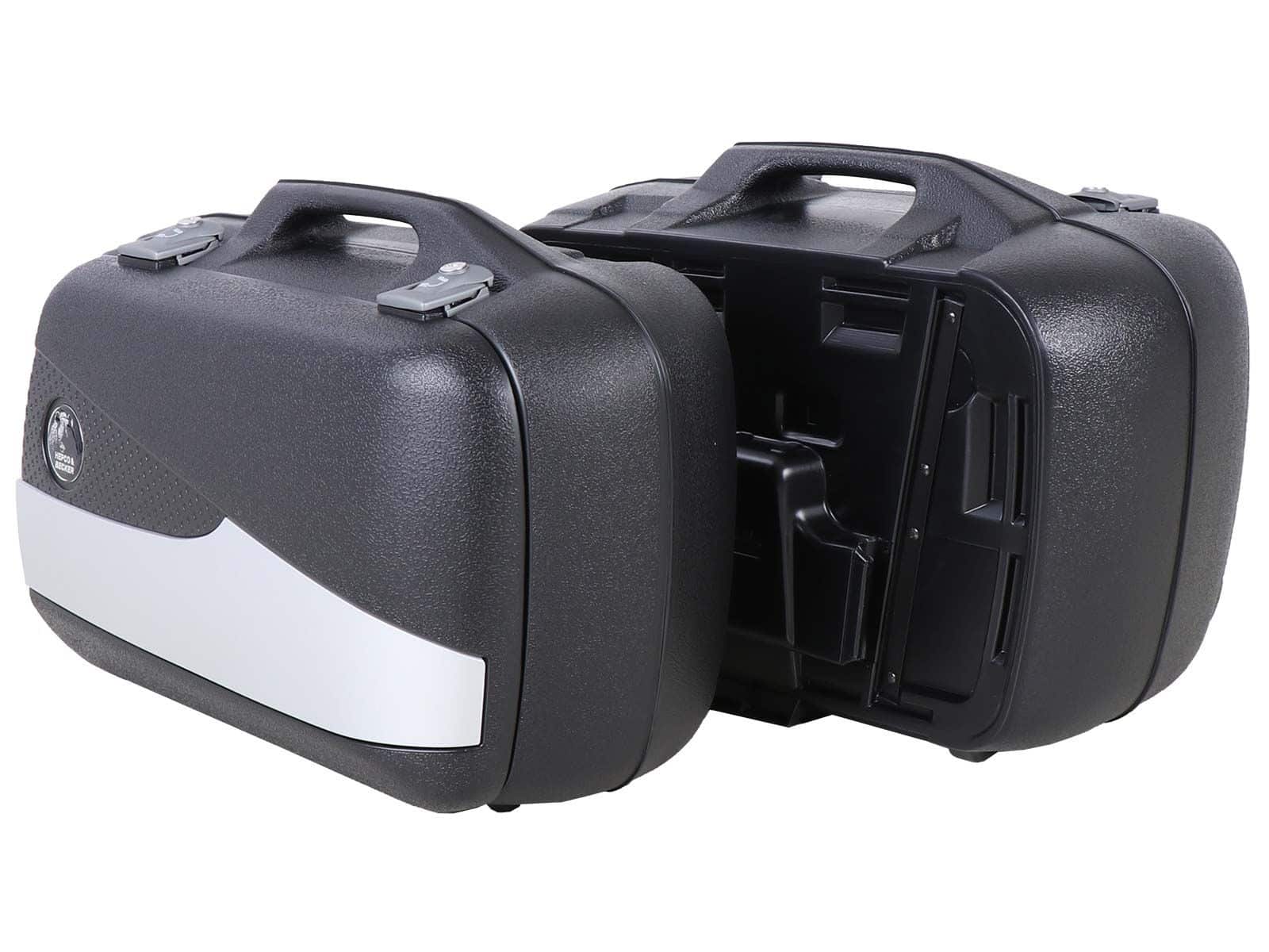 Kit de valises latérales Junior Flash Enduro 30 droite / 40 gauche Hepco & Becker