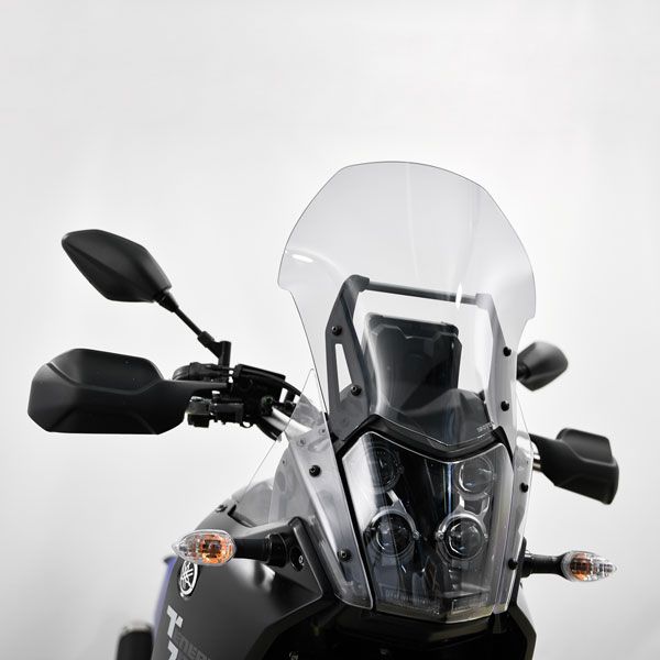 Pare-brise haut gris fumé pour Yamaha Ténéré 700 (19-24)