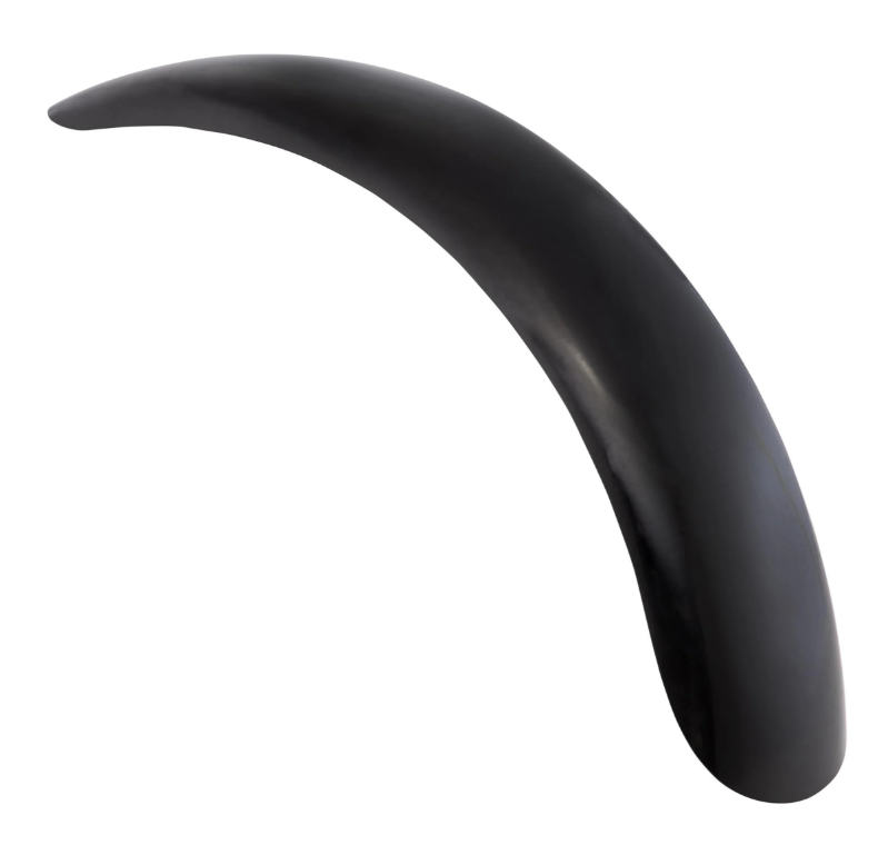 Aile Garelli Race EVO II sans support, universel pour Vespa PX 80-200ccm, GFK, noir