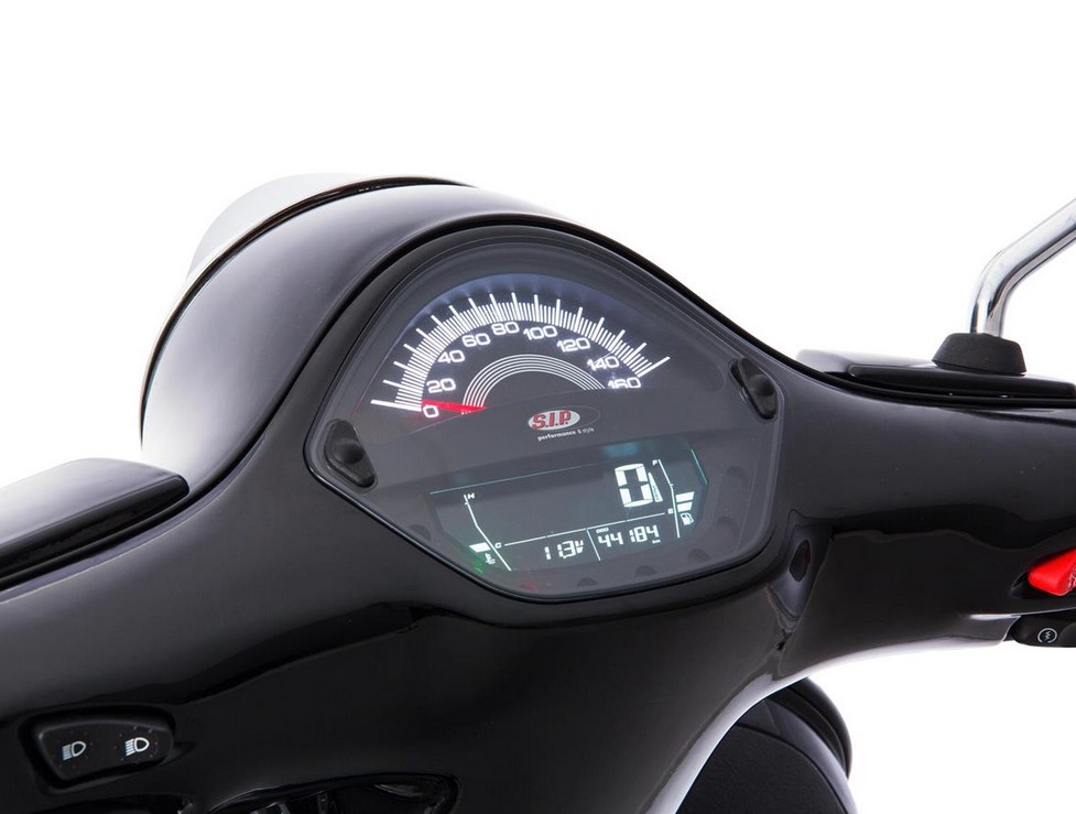 Compte-tours/tachymètre pour Vespa GT/GT L 125/200ccm/ GTS 125ccm, noir