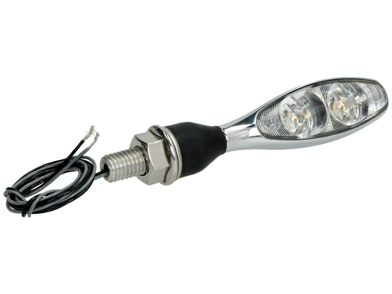 Clignotants Kellermann, Micro 1000 Extreme, acier, LED, V/H, G/D, 12 V, chrome brillant, M8x20