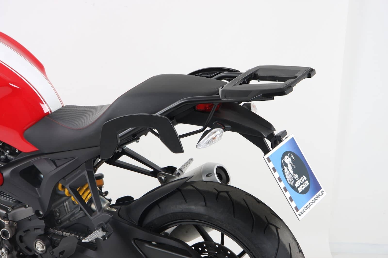 Support de topcase Alurack pour Ducati Monster 1100 Evo (11-13) Hepco & Becker