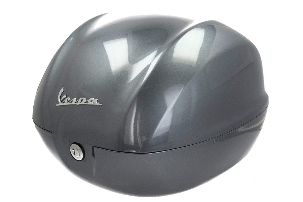 Top case Vespa 32 L gris brillant G03 sans dossier
