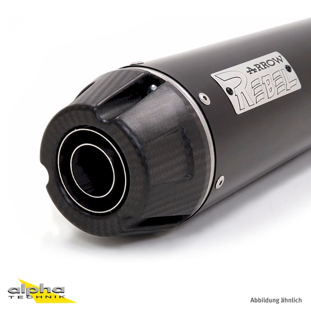 ARROW Système d'échappement complet REBEL pour Kawasaki Vulcan S650 2014-2016, en acier inoxydable