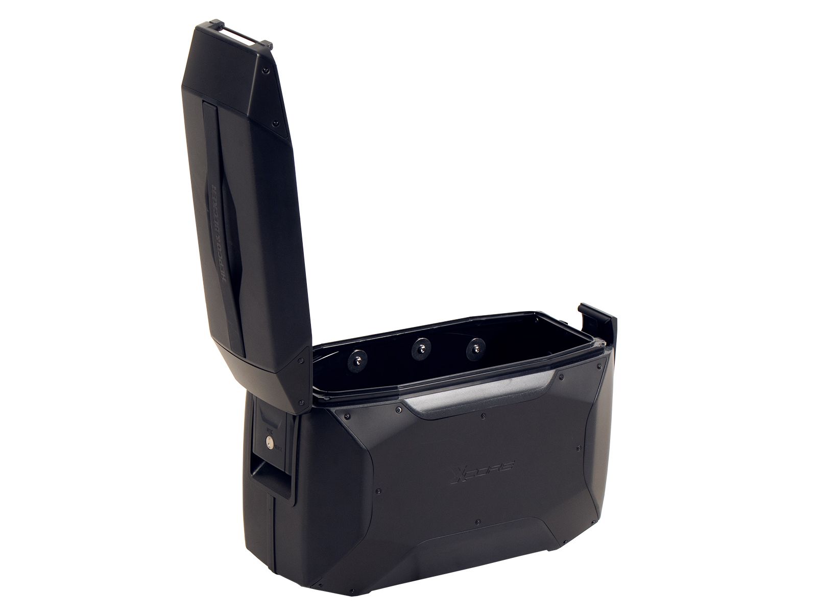 Xcore valise latérale noire pour support C-Bow Hepco & Becker