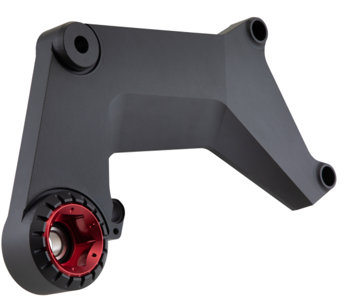 Bras oscillant pour pot d'échappement racing, arrière pour Vespa GTS/GTS Super/GTV 125-300ccm avec ABS, noir