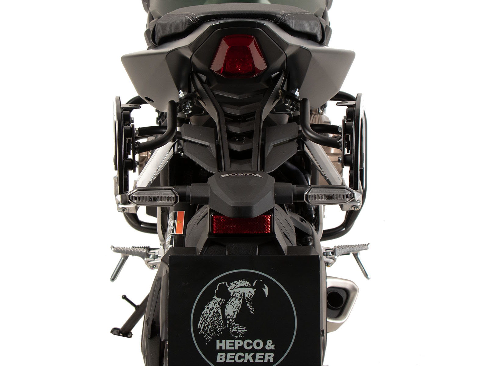 Supports latéraux C-Bow noirs pour Honda CB 650 R / E-Clutch (24-) Hepco & Becker