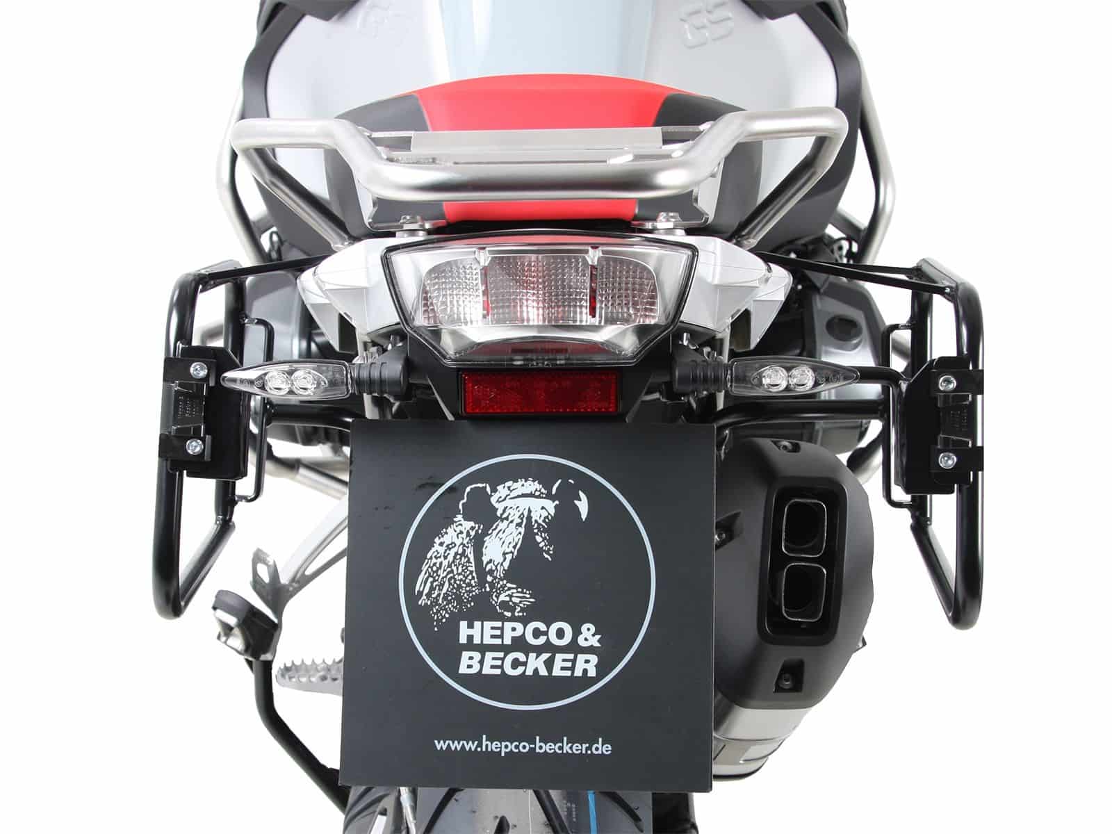 Porte-bagages latéraux Lock-it noir pour BMW R 1250 GS Adventure (19-24) Hepco & Becker