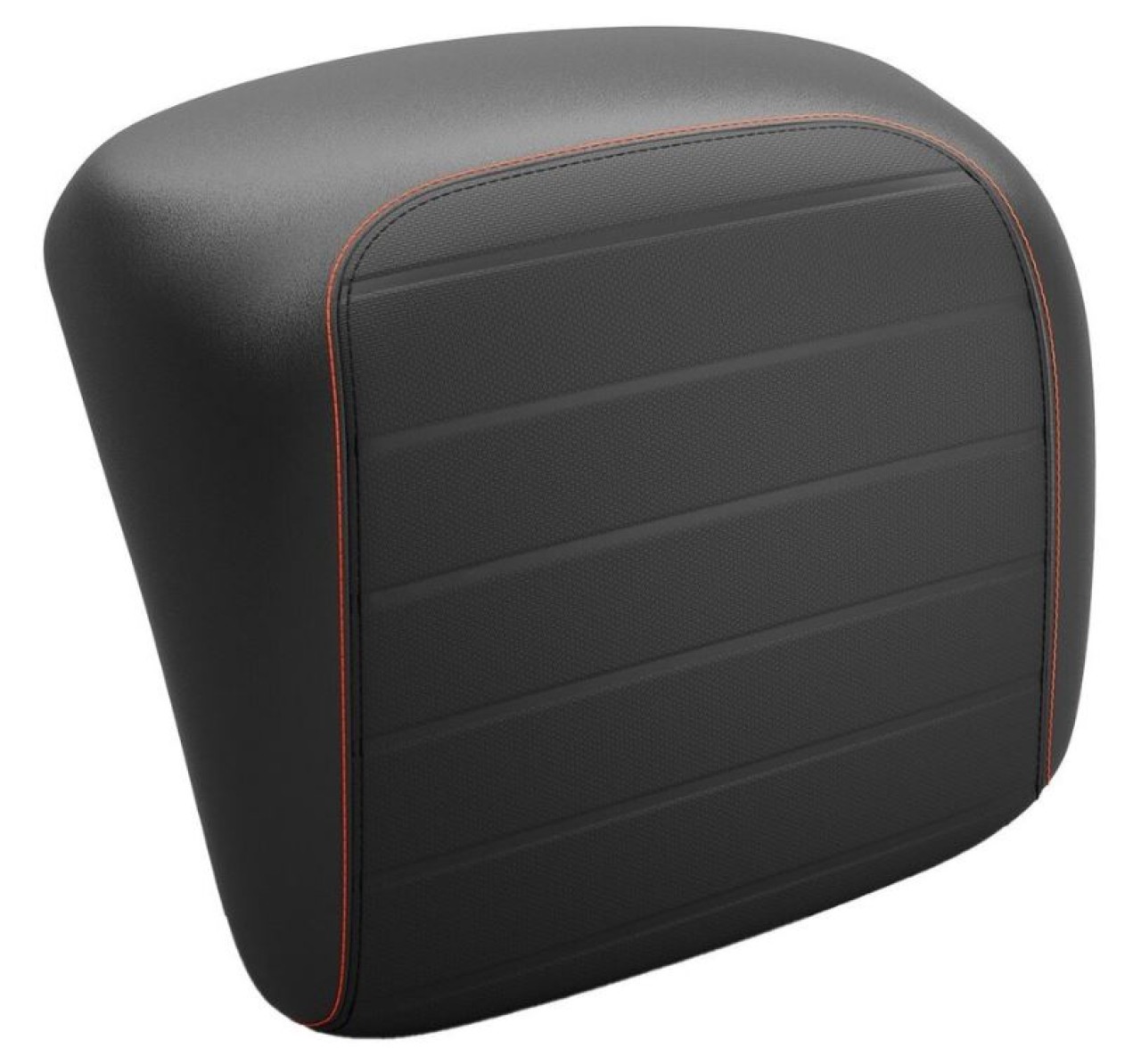 Dossier original pour top case Vespa GTS/GTV - noir, couture orange