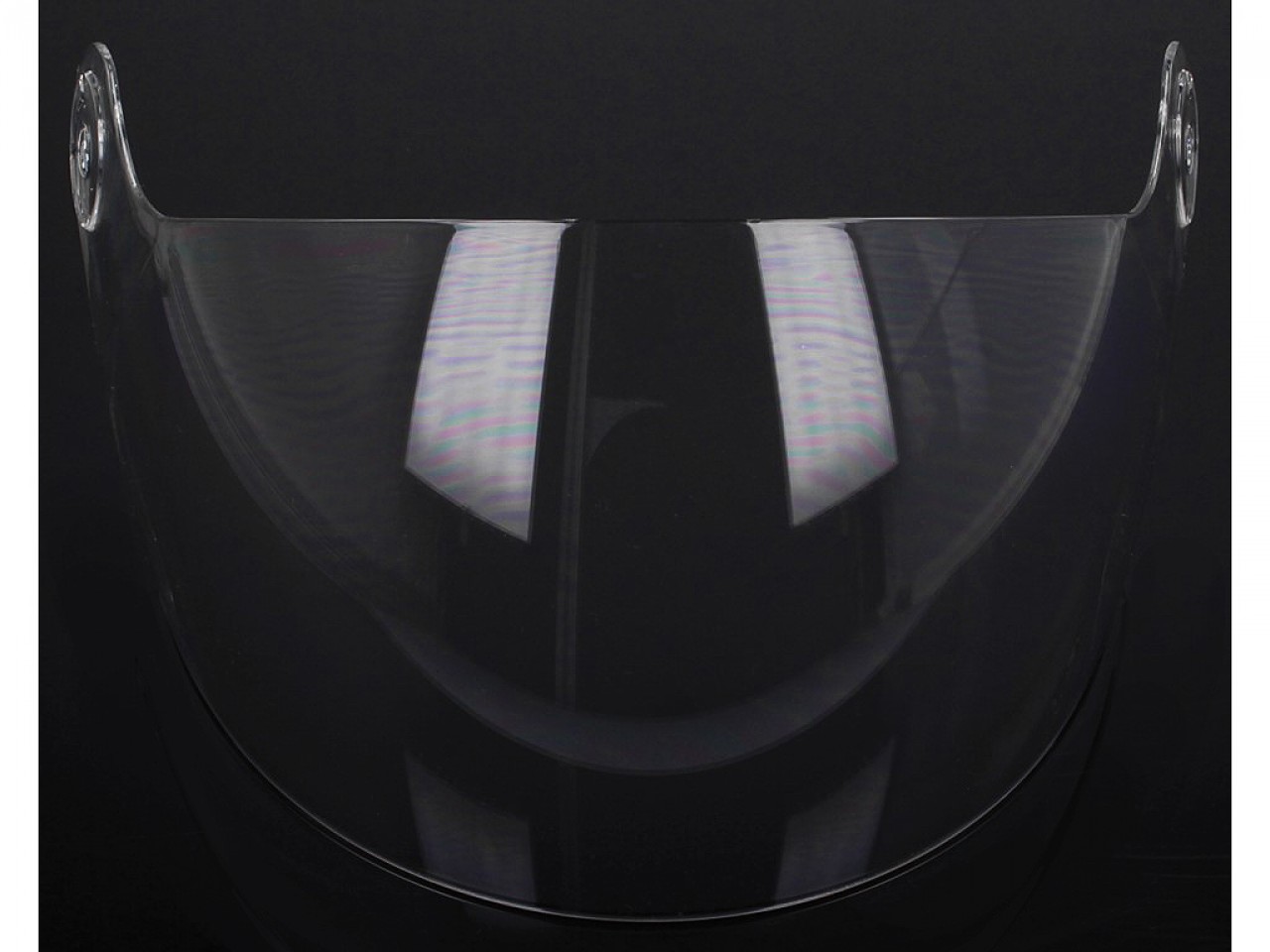 Visière Helmo Milano pour casque Turbine, claire, anti-rayures, longue