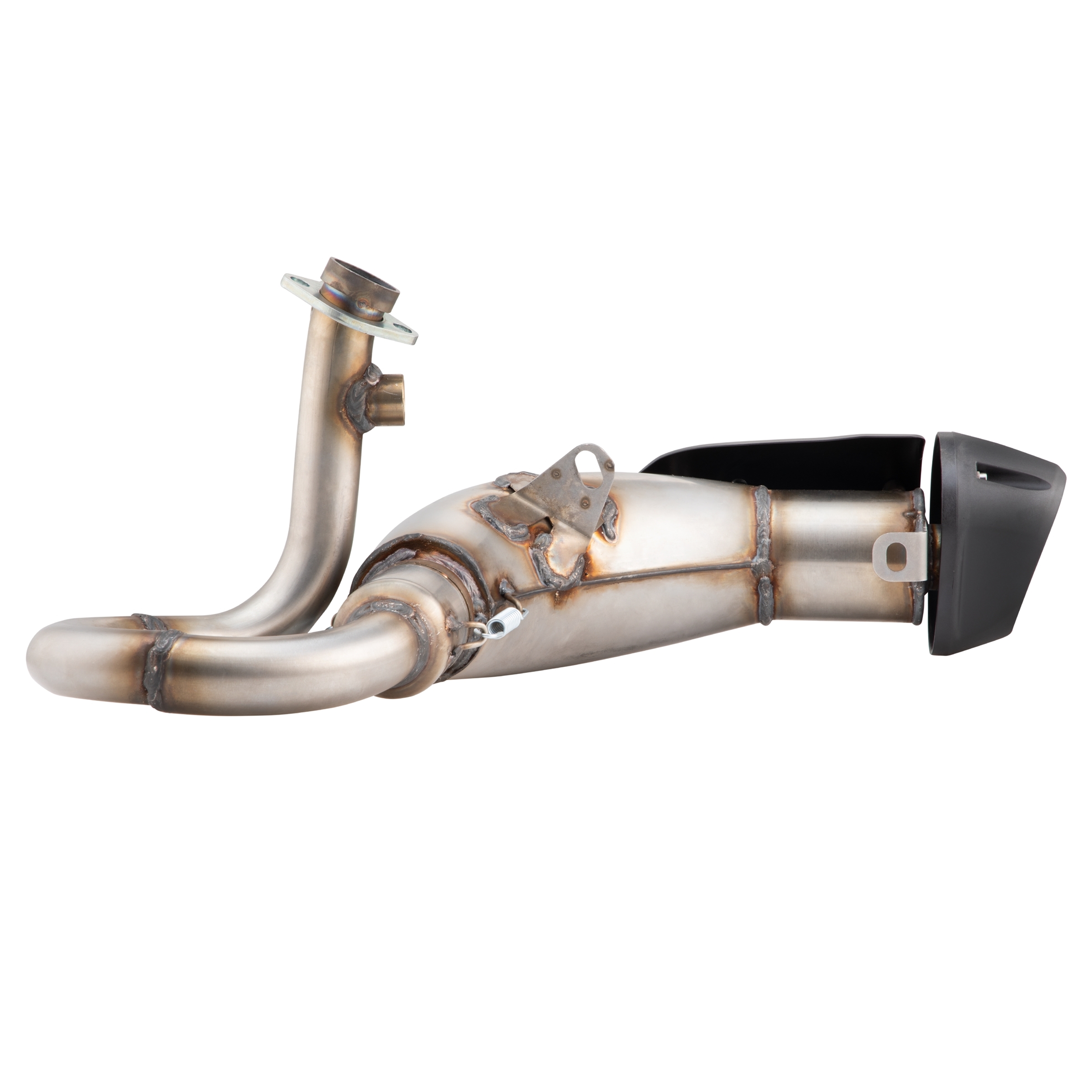 Échappement racing pour Vespa GTS/GTS Super/GTV/GT 60 125-300ccm i.e., 4T, LC, inox