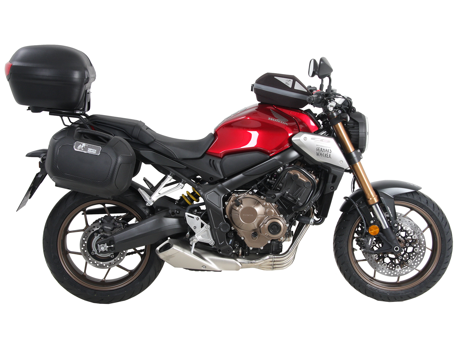 Anneau de réservoir Basic avec unité de fermeture de la sacoche de réservoir pour Honda CB 650 R (19-20) Hepco & Becker