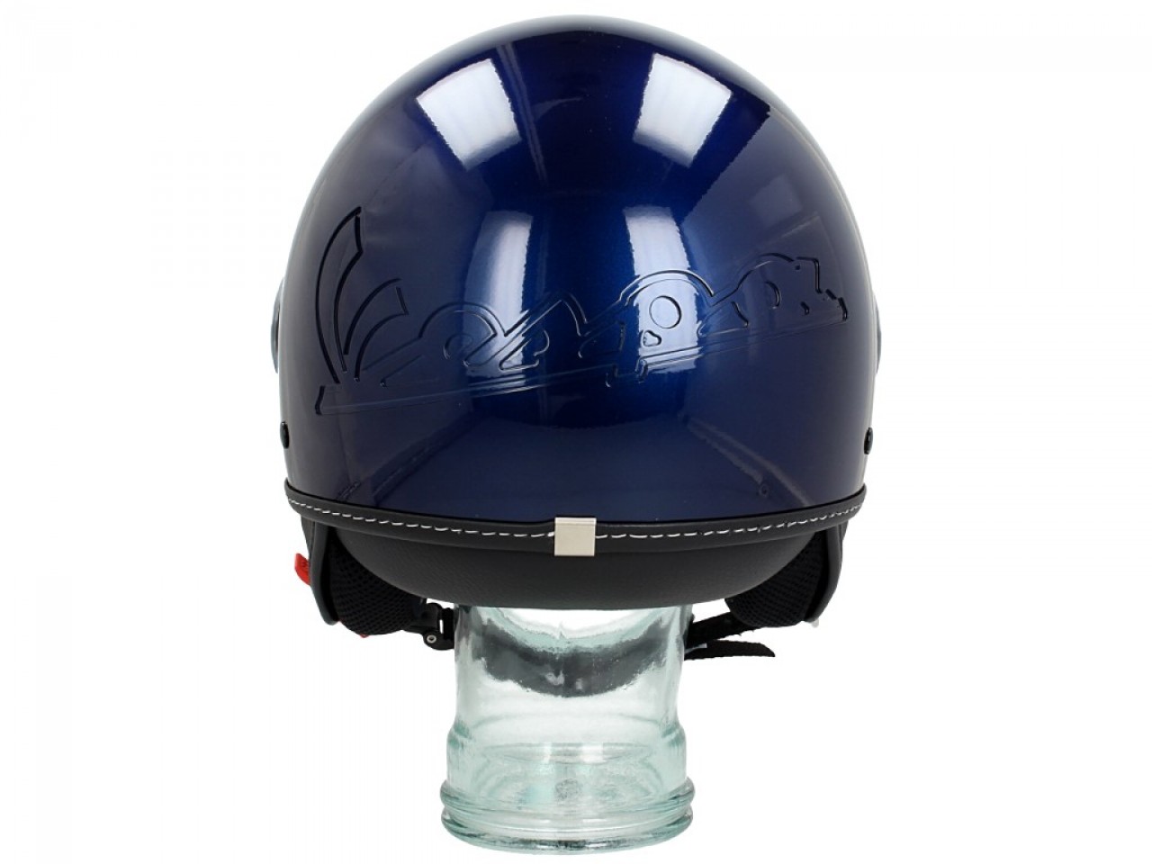 Casque jet Vespa visière 3.0 bleu energia
