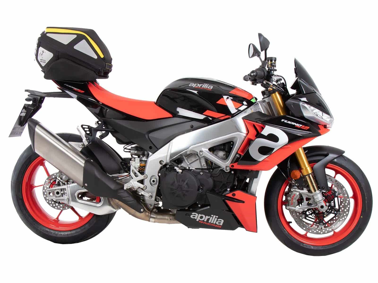 Rack sport fixe vissé noir pour Aprilia Tuono V4 Factory /RSV 4 /RSV 4 Factory (21-24)