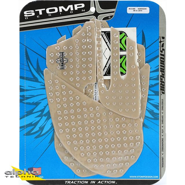 Stompgrip clair Volcano pour Kawasaki ZZR1400 2012-20