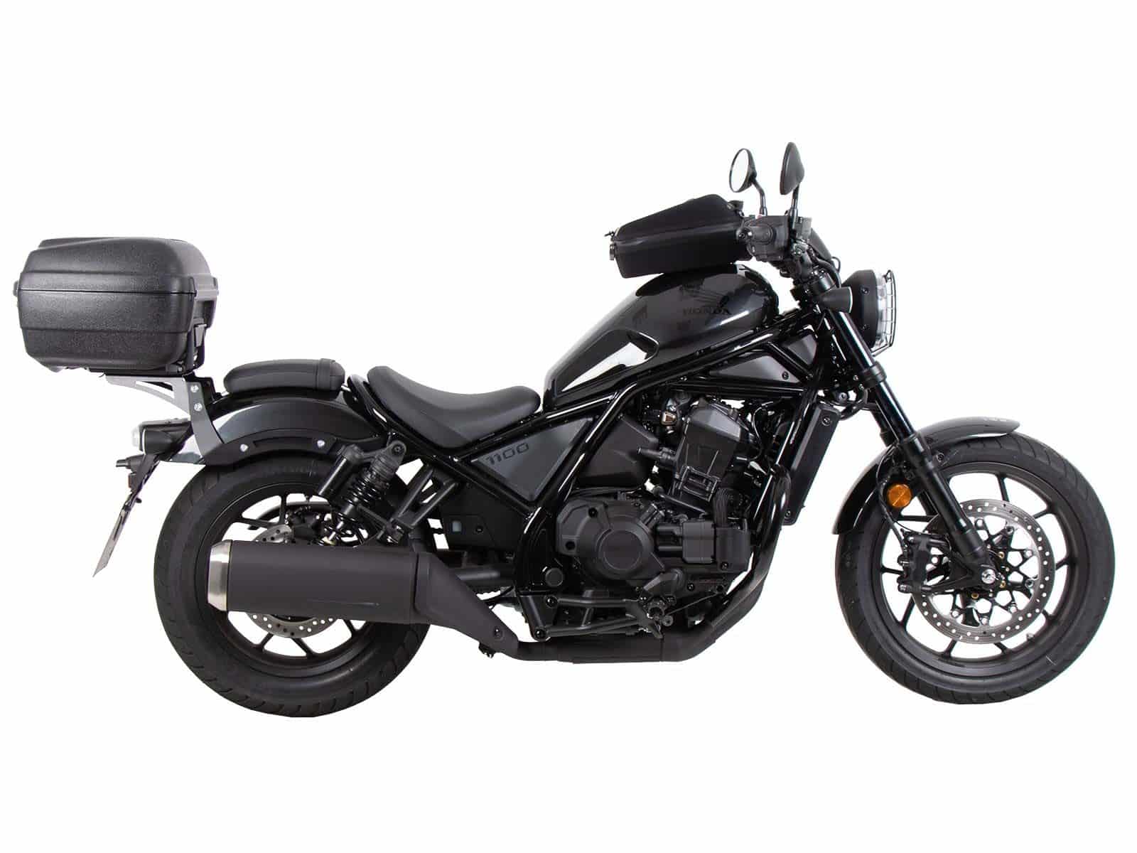 Support de top case Alurack noir pour Honda CMX 1100 Rebel /DCT (21-24) Hepco & Becker