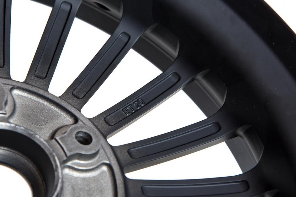 Jante avant/arrière pour Vespa GTS/GTS Super/GTV/GT 60/GT/GT L 125-300ccm, noire mate