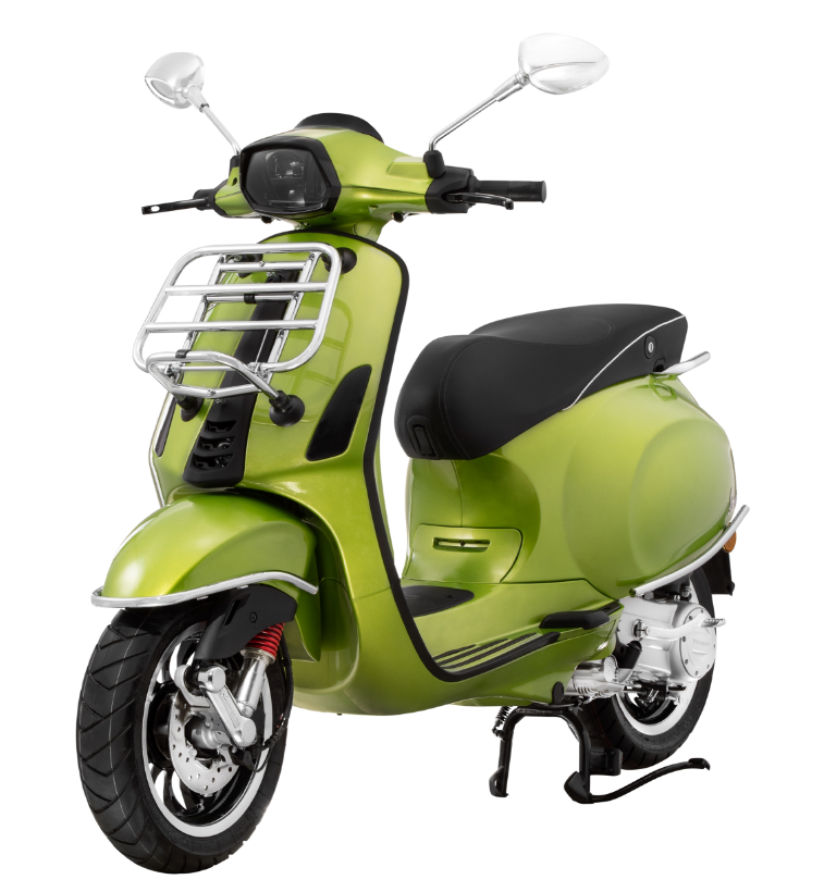 Pare-chocs aile avant pour Vespa Primavera/Sprint/Elettrica 50-150ccm, chrome