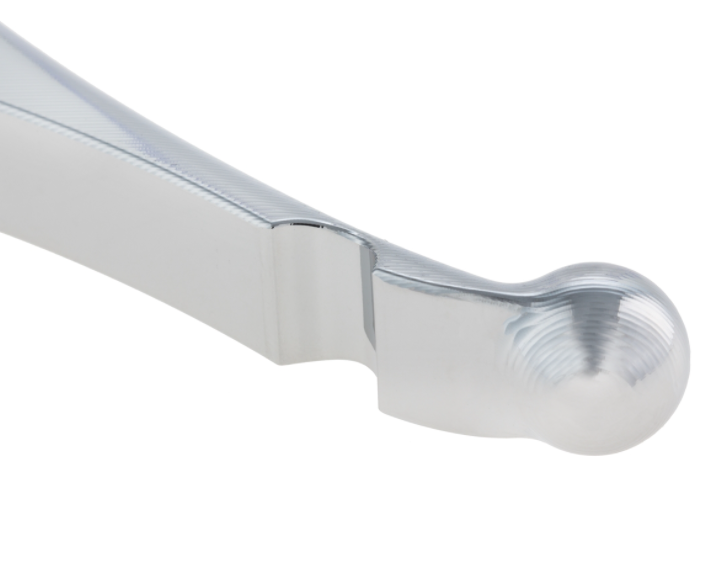 Kit levier de frein sport "Shorty 3D" gauche/droite pour Vespa LX/LXV/S/Primavera/Sprint, chrome