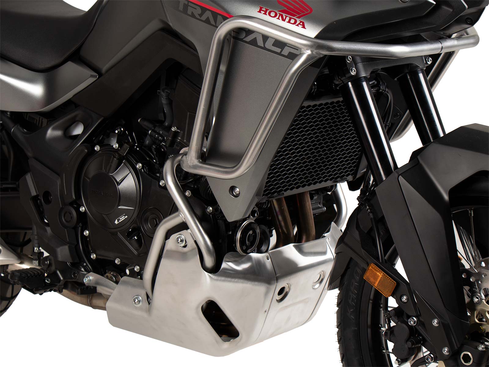 Arceau de protection du réservoir argenté pour Honda XL 750 Transalp (25- ) Hepco & Becker