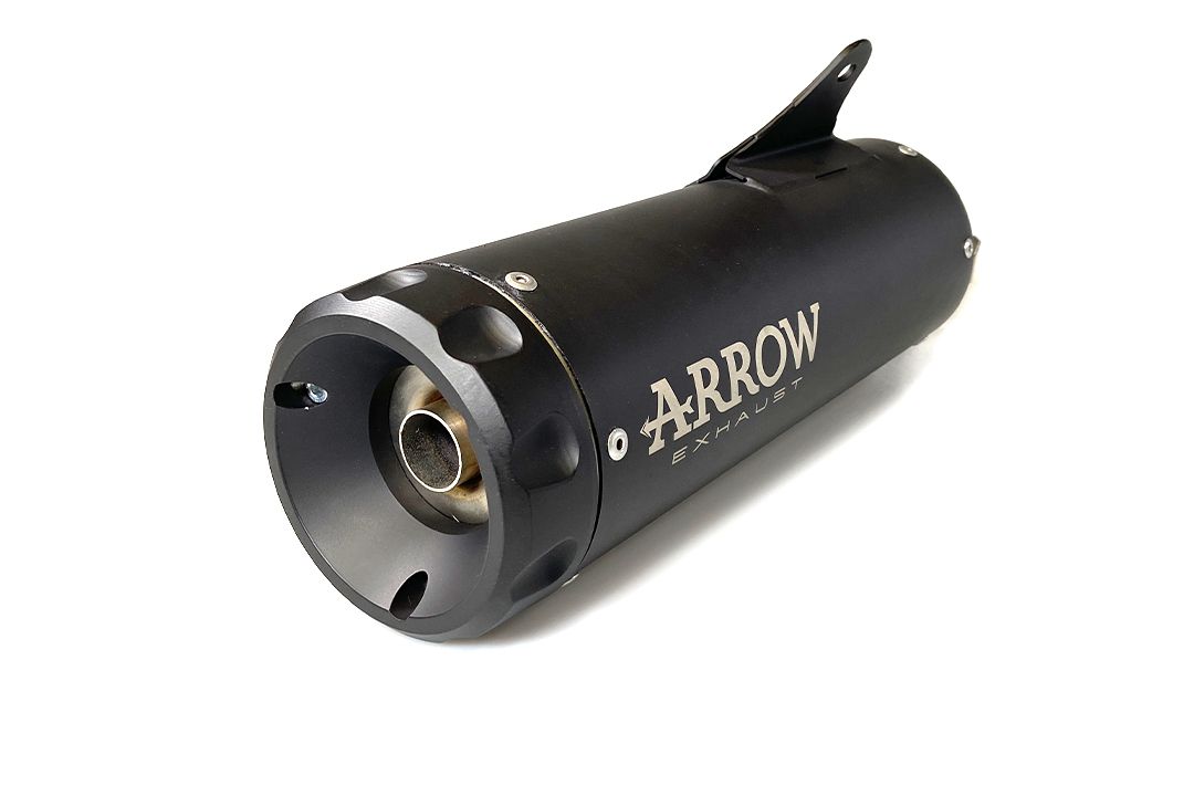 Échappement ARROW REBEL DARK Slip-On avec embout en aluminium noir pour Honda CMX 1100 Rebel /DCT (21-25)