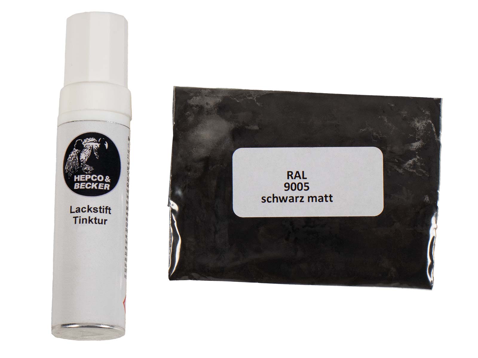 Kit de retouche de peinture noir mat Hepco & Becker