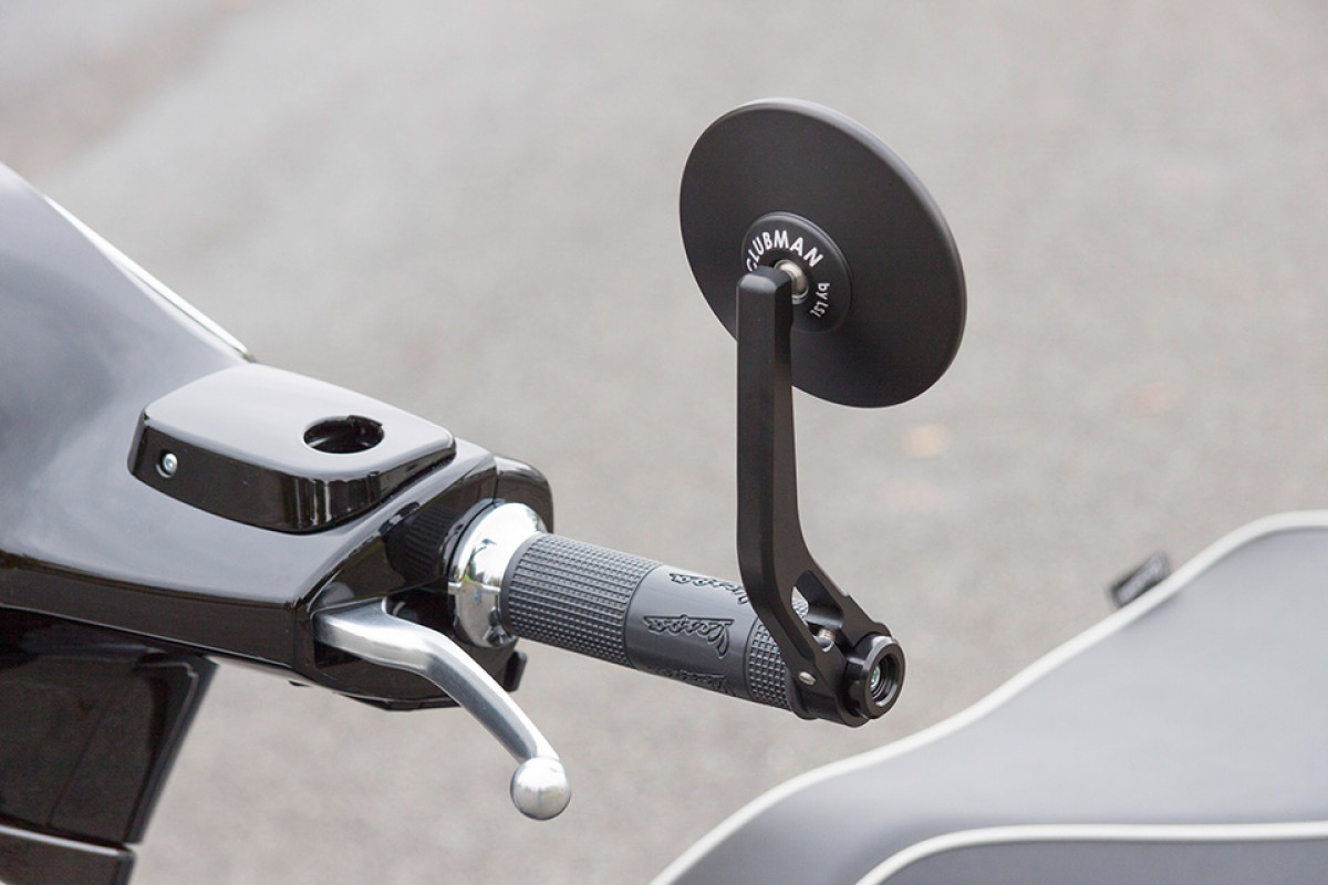 Miroir de guidon Clubman pour Vespa ET / LX / LXV /S / GTS / GTS Super / GTV / GTS HPE / GT