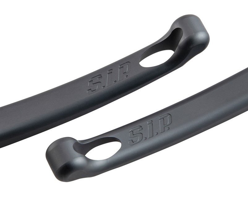 Set de levier de frein sport pour Vespa, droite et gauche, gris mat