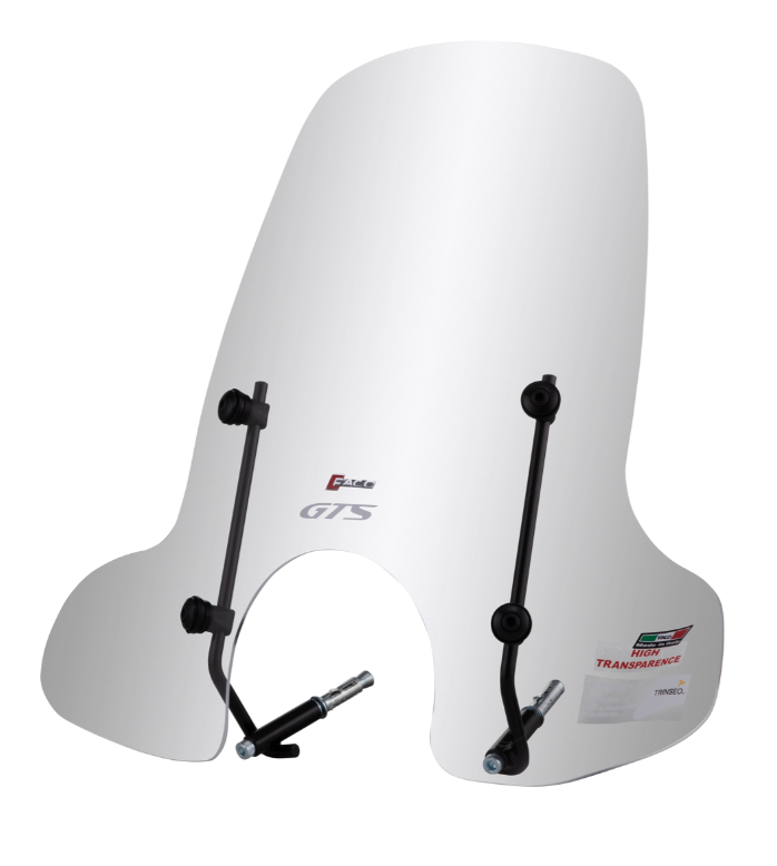 Pare-brise FACO haut pour Vespa GTS /GTS Super 125/300ccm (`23-), clair