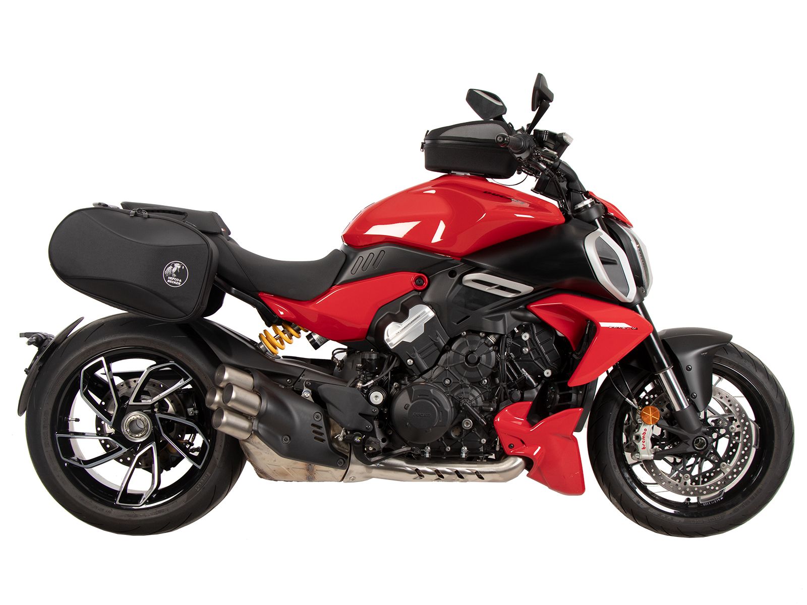 Sacoche de réservoir / sacoche arrière Street Daypack 3.0 noire Hepco & Becker