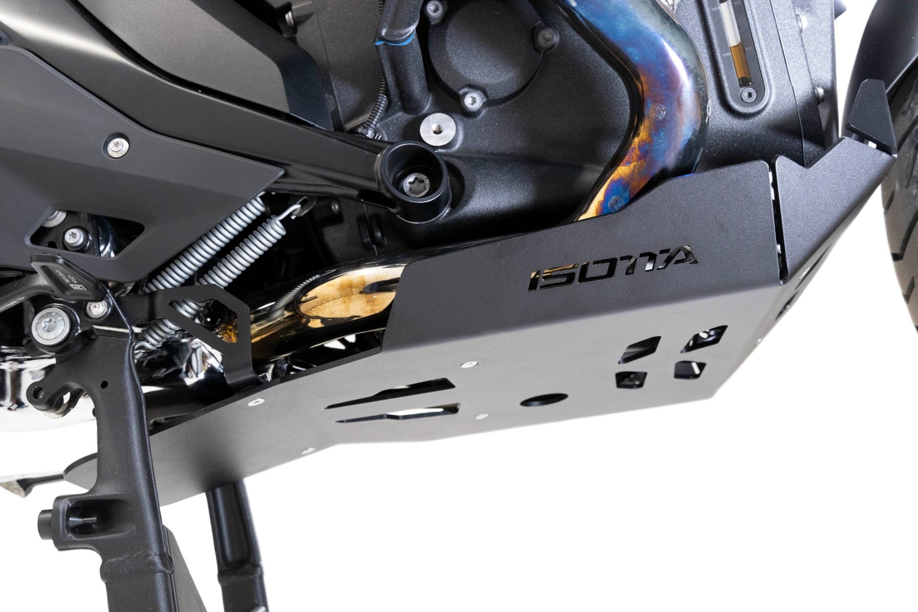 Plaque de protection moteur en aluminium pour BMW R 1300 GS, noir