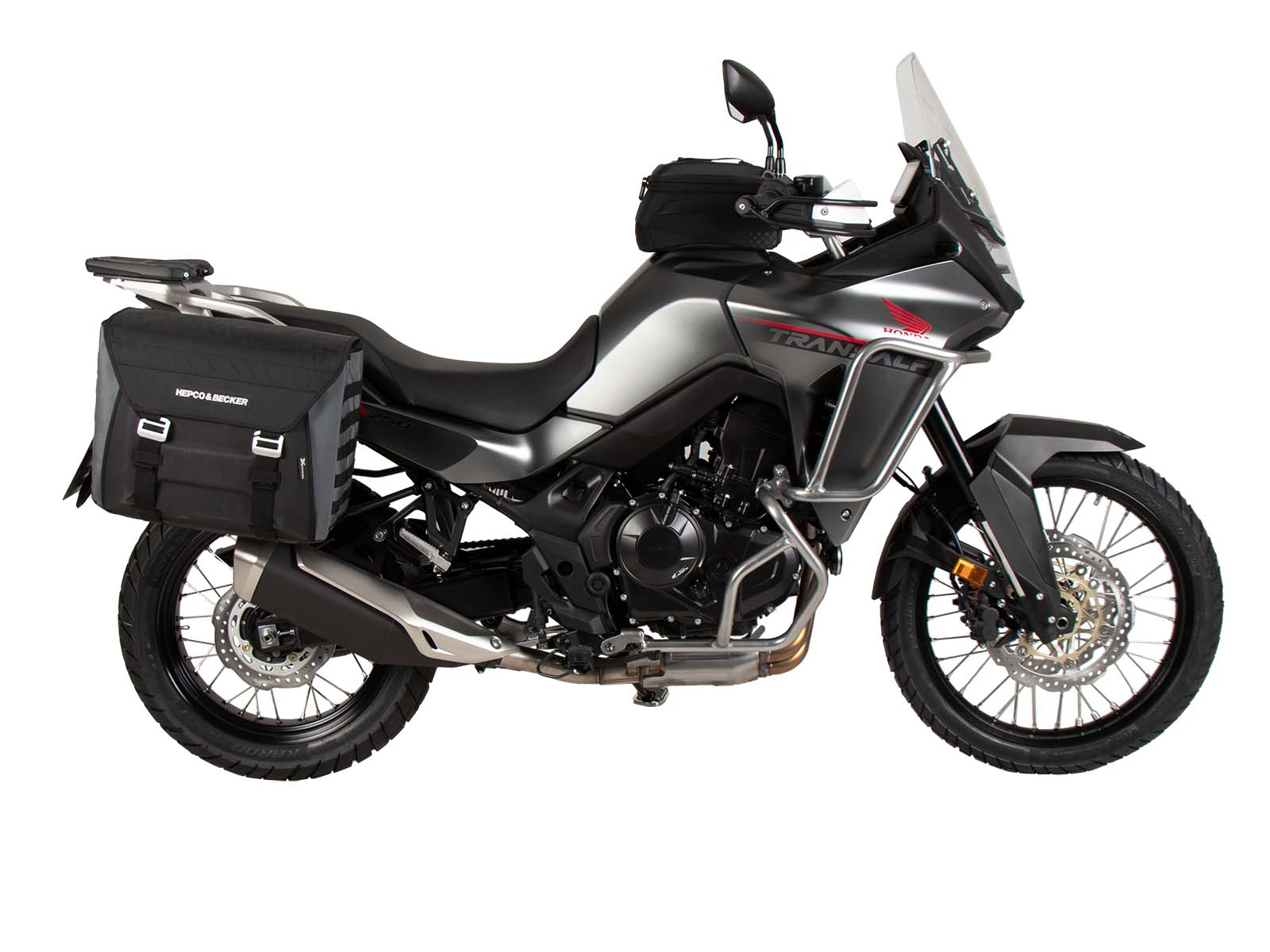 Kit de sacoches latérales Xtravel Basic y compris 2x plaque d'adaptation universelle pour les supports de sacoches latérales tubulaires